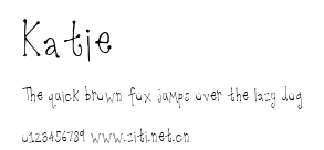 Katie.ttf字體轉換器圖片