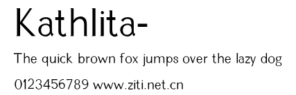 Kathlita-.ttf字體轉換器圖片