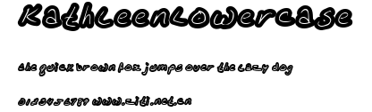 KathleenLowercase.ttf字體轉換器圖片