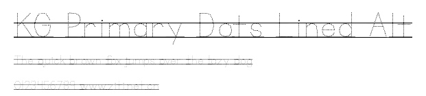 KG Primary Dots Lined Alt.ttf字體轉換器圖片