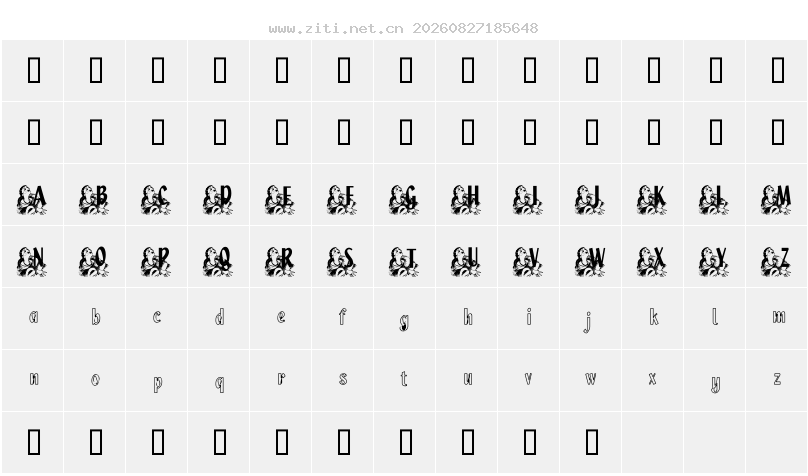 字符映射圖