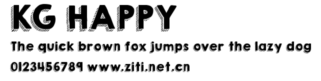 KG HAPPY.ttf字體轉換器圖片