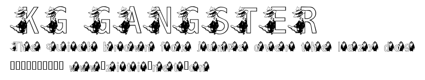 KG GANGSTER.ttf字體轉換器圖片