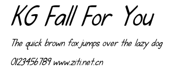 KG Fall For You.ttf字體轉換器圖片