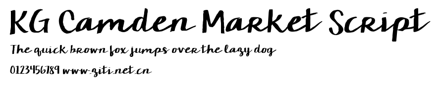 KG Camden Market Script.ttf字體轉換器圖片