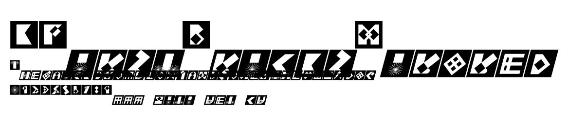 KFirstBricksMirored.ttf字體轉換器圖片