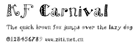 KF Carnival.ttf字體轉換器圖片