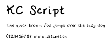 KC Script.ttf字體轉換器圖片