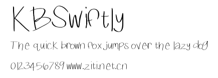 KBSwiftly.ttf字體轉換器圖片