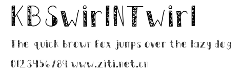 KBSwirlNTwirl.ttf字體轉換器圖片