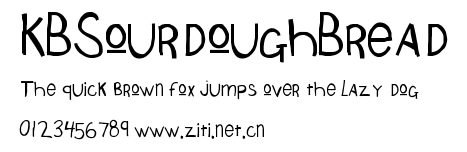 KBSourdoughBread.ttf字體轉換器圖片
