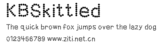 KBSkittled.ttf字體轉換器圖片