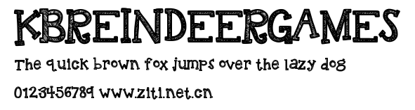 KBREINDEERGAMES.ttf字體轉換器圖片
