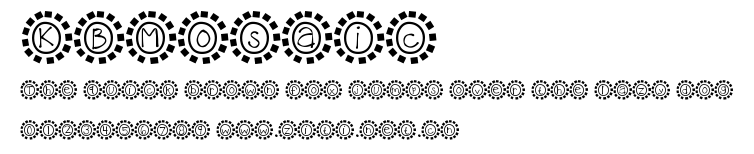 KBMosaic.ttf字體轉換器圖片