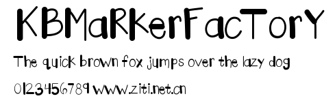 KBMaRkerFacTorY.ttf字體轉換器圖片