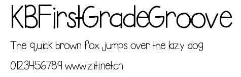 KBFirstGradeGroove.ttf字體轉換器圖片