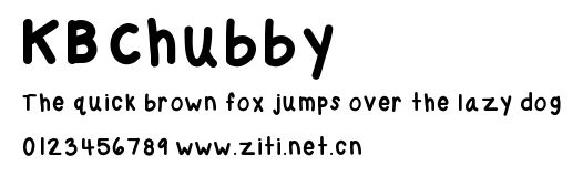 KBChubby.ttf字體轉換器圖片
