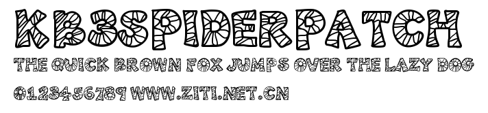 KB3SpiderPatch.ttf字體轉換器圖片