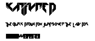 KATFYRED.ttf字體轉換器圖片
