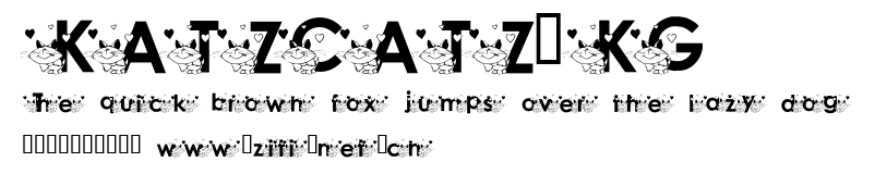 KATZCATZ_KG.ttf字體轉換器圖片