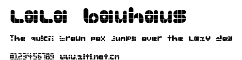 lala bauhaus.ttf字體轉換器圖片