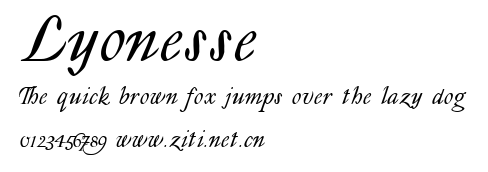 Lyonesse.ttf字體轉換器圖片