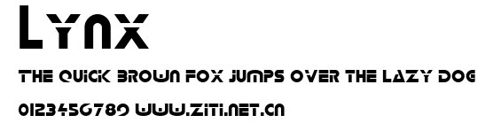 Lynx.ttf字體轉換器圖片