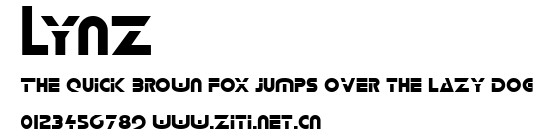 Lynz.ttf字體轉換器圖片
