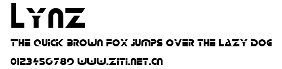 Lynz.ttf字體轉換器圖片