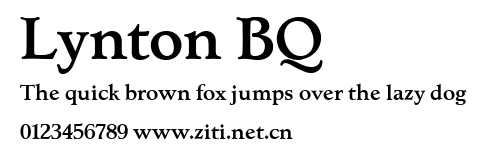 Lynton BQ.ttf字體轉換器圖片