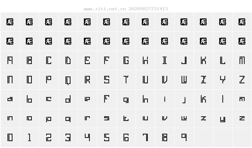 字符映射圖