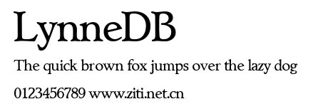 LynneDB.ttf字體轉換器圖片