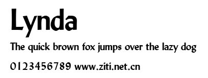 Lynda.ttf字體轉換器圖片