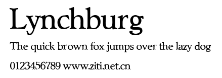 Lynchburg.ttf字體轉換器圖片