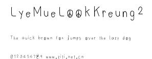 LyeMueLookKreung2.ttf字體轉換器圖片