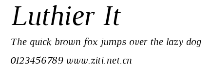 Luthier It.ttf字體轉換器圖片
