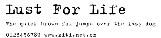 Lust For Life.ttf字體轉換器圖片