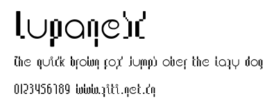 Lupanesc.ttf字體轉換器圖片