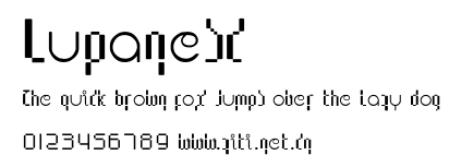 Lupanesc.ttf字體轉換器圖片