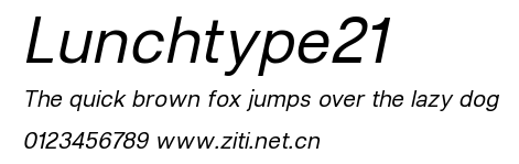 Lunchtype21.ttf字體轉換器圖片