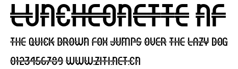 Luncheonette NF.ttf字體轉換器圖片