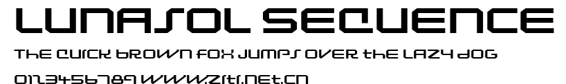 Lunasol Sequence.ttf字體轉換器圖片