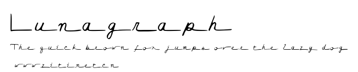 Lunagraph.ttf字體轉換器圖片