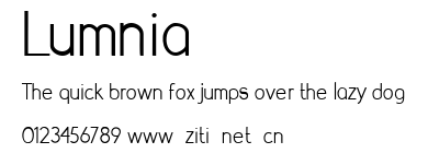 Lumnia.ttf字體轉換器圖片