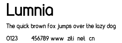 Lumnia.ttf字體轉換器圖片