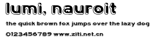 Lumi, nauroit.ttf字體轉換器圖片