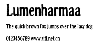 Lumenharmaa.ttf字體轉換器圖片