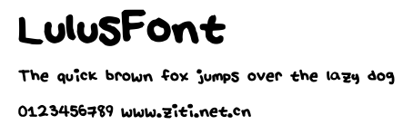 LulusFont.ttf字體轉換器圖片