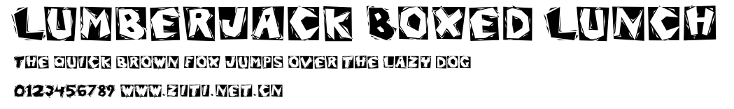 Lumberjack Boxed Lunch.ttf字體轉換器圖片