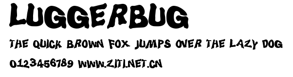 LuggerBug.ttf字體轉換器圖片